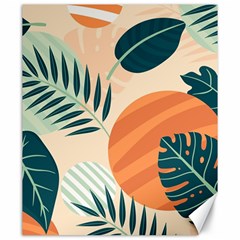 Tropical Pattern Canvas 20  X 24  by Valentinaart