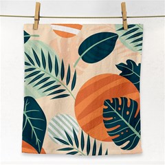 Tropical Pattern Face Towel by Valentinaart