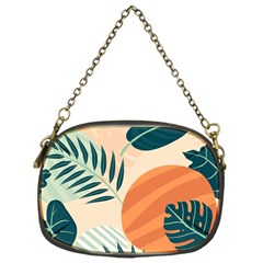 Tropical Pattern Chain Purse (one Side) by Valentinaart