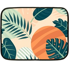 Tropical Pattern Double Sided Fleece Blanket (mini)  by Valentinaart