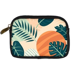 Tropical Pattern Digital Camera Leather Case by Valentinaart