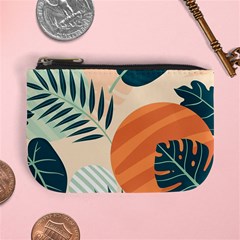 Tropical Pattern Mini Coin Purse by Valentinaart