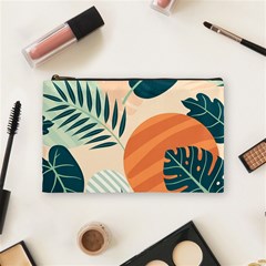 Tropical Pattern Cosmetic Bag (medium) by Valentinaart