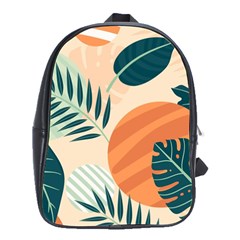 Tropical Pattern School Bag (large) by Valentinaart