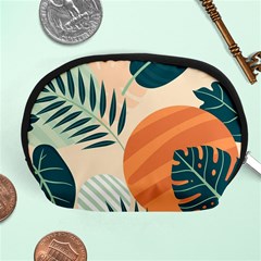 Tropical Pattern Accessory Pouch (medium) by Valentinaart