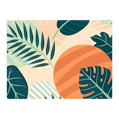 Tropical Pattern Double Sided Flano Blanket (mini)  by Valentinaart