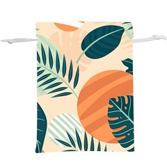 Tropical Pattern  Lightweight Drawstring Pouch (xl) by Valentinaart