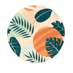 Tropical Pattern Mini Round Pill Box (pack Of 5)