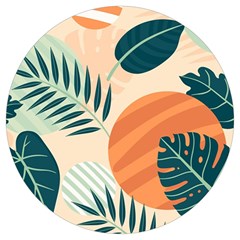 Tropical Pattern Round Trivet by Valentinaart