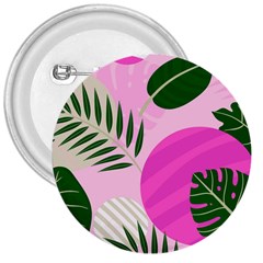 Tropical Pattern 3  Buttons by Valentinaart