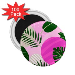 Tropical Pattern 2 25  Magnets (100 Pack)  by Valentinaart