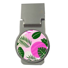 Tropical Pattern Money Clips (round)  by Valentinaart