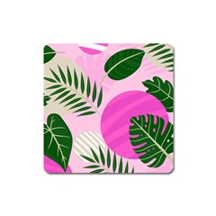 Tropical Pattern Square Magnet by Valentinaart