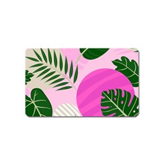 Tropical Pattern Magnet (name Card) by Valentinaart