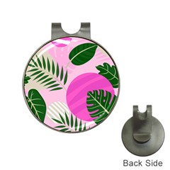 Tropical Pattern Hat Clips With Golf Markers by Valentinaart