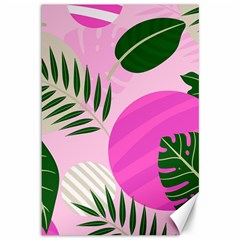 Tropical Pattern Canvas 12  X 18  by Valentinaart