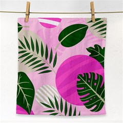 Tropical Pattern Face Towel by Valentinaart