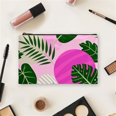 Tropical Pattern Cosmetic Bag (medium) by Valentinaart