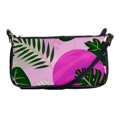 Tropical Pattern Shoulder Clutch Bag by Valentinaart