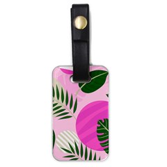 Tropical Pattern Luggage Tag (one Side) by Valentinaart