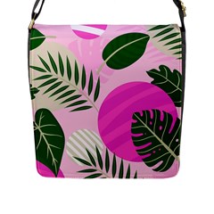 Tropical Pattern Flap Closure Messenger Bag (l) by Valentinaart