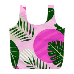 Tropical Pattern Full Print Recycle Bag (l) by Valentinaart