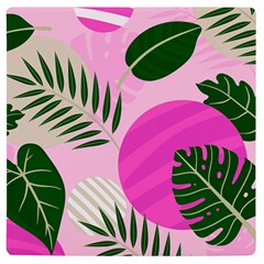 Tropical Pattern Uv Print Square Tile Coaster  by Valentinaart