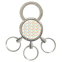 Dot Pattern 3-ring Key Chain by Valentinaart