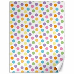 Dot Pattern Canvas 18  X 24  by Valentinaart