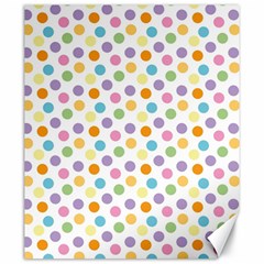 Dot Pattern Canvas 20  X 24  by Valentinaart