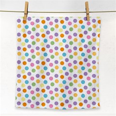 Dot Pattern Face Towel by Valentinaart