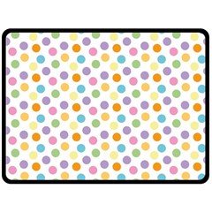 Dot Pattern Fleece Blanket (large) 