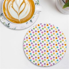 Dot Pattern Uv Print Round Tile Coaster