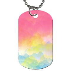 Sunset Dog Tag (one Side) by Valentinaart