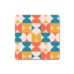 Geometric Pattern Square Magnet by Valentinaart