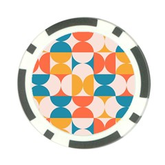 Geometric Pattern Poker Chip Card Guard by Valentinaart