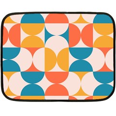 Geometric Pattern Double Sided Fleece Blanket (mini)  by Valentinaart