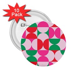 Geometric Pattern 2 25  Buttons (10 Pack)  by Valentinaart