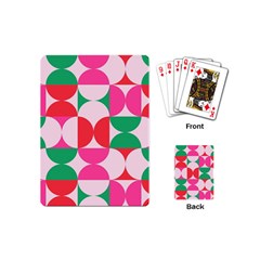 Geometric Pattern Playing Cards Single Design (mini) by Valentinaart