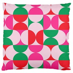 Geometric Pattern Large Cushion Case (one Side) by Valentinaart