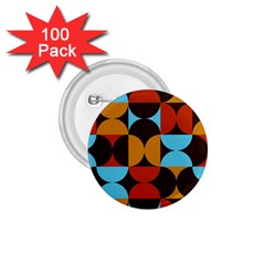 Geometric Pattern 1 75  Buttons (100 Pack)  by Valentinaart