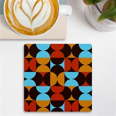 Geometric Pattern Uv Print Square Tile Coaster 