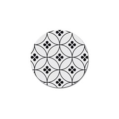 Black And White Pattern Golf Ball Marker (10 Pack) by Valentinaart