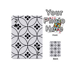 Black And White Pattern Playing Cards 54 Designs (mini) by Valentinaart