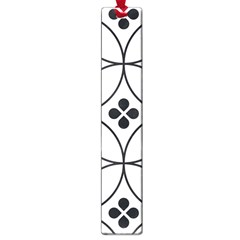 Black And White Pattern Large Book Marks by Valentinaart