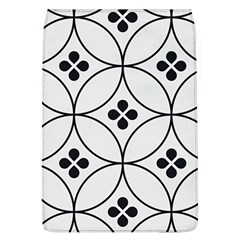 Black And White Pattern Removable Flap Cover (l) by Valentinaart