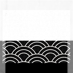 Black And White Pattern Rectangular Jigsaw Puzzl by Valentinaart