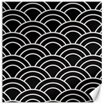 Black and white pattern Canvas 12  x 12  11.4 x11.56  Canvas - 1