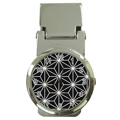 Black And White Pattern Money Clip Watches