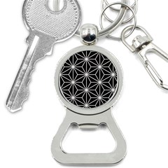 Black And White Pattern Bottle Opener Key Chain by Valentinaart